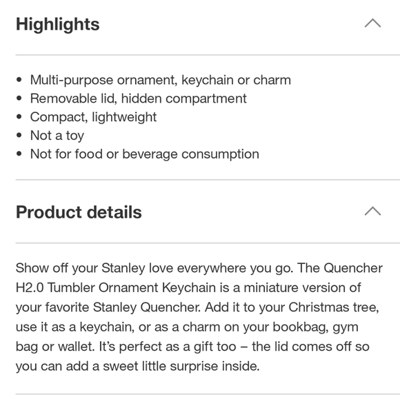 Stanley Ornament Keychain Tumbler Strawberry Cream Pink Target Christmas 2025 - Picture 6 of 7